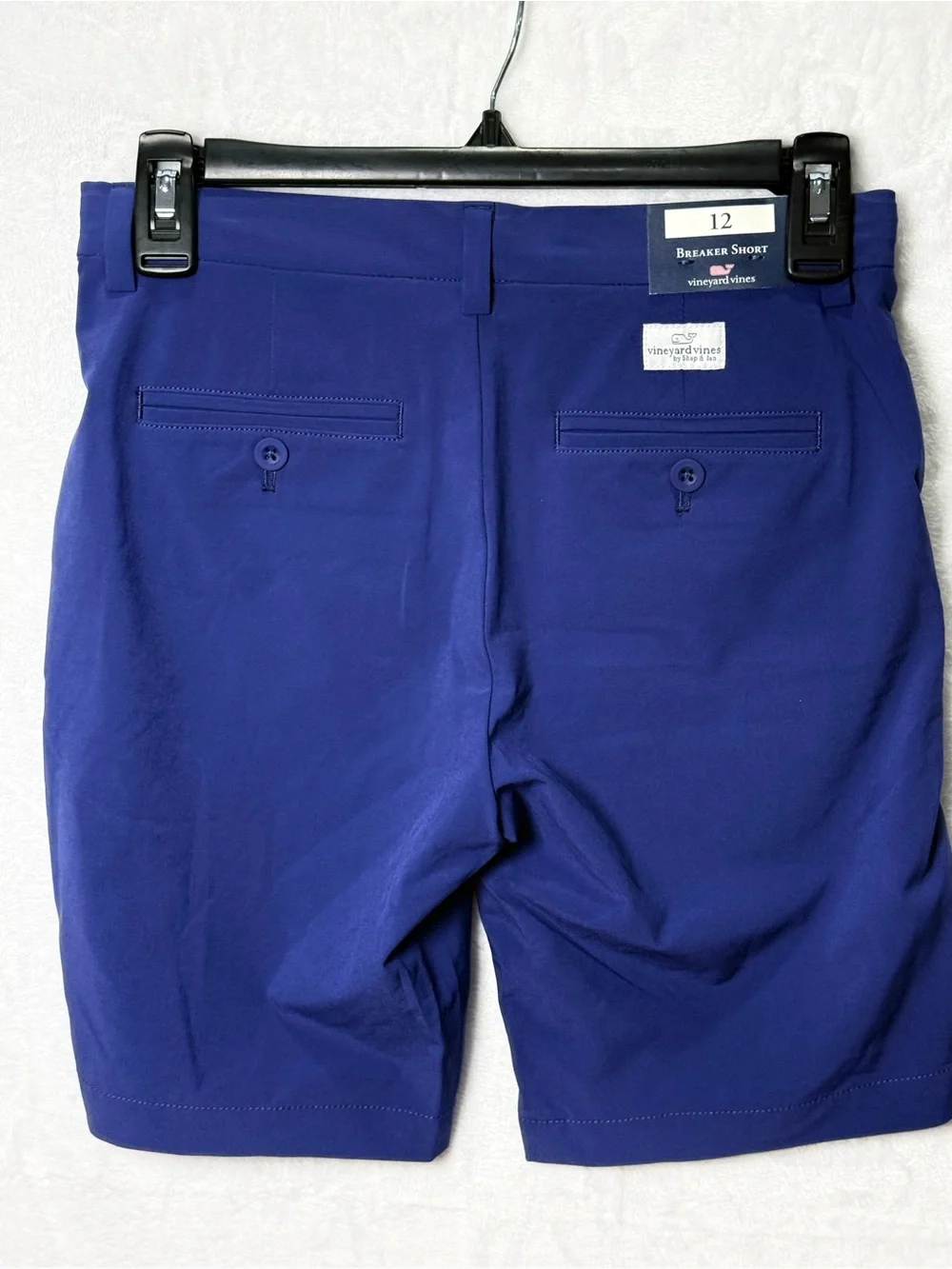 Vineyard Vines Boys Performance Breaker Shorts Size 12 Deep Cobalt Blue NWT
